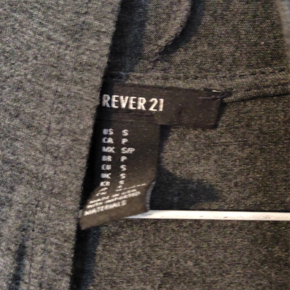 3/$25 Forever 21 cardigan - grey - Picture 2 of 3